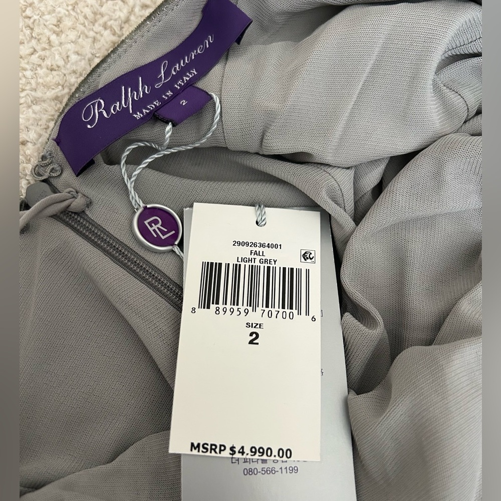 Ralph Lauren Collection Purple Label Velvet
Ball Gown Evening Dress Size 2 - Picture 12 of 13